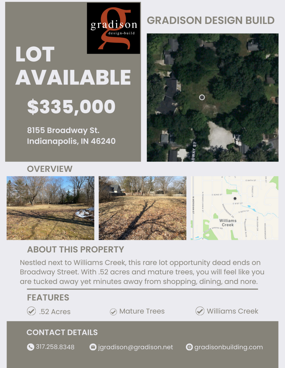 SOLD - WILLIAMS CREEK: 8155 BROADWAY - Gradison